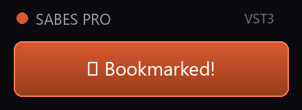 Sabes Pro VST3 Plugin Bookmarked State
